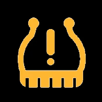 Te lage bandenspanning lampje