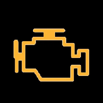Check engine geel motorlampje